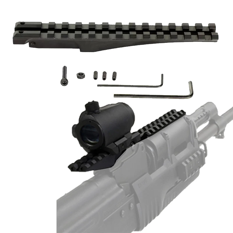 Крепление для ЗАДНЕГО ПРИЦЕЛА AK адаптер Вивера Пикатинни кронштейн длина