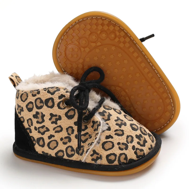 Unisex Toddler Shoes Boy Soles Thicken Babies Shoes for Baby Girl Cotton Fabric Winter Newborn Infant Baby Girl Boots