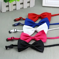 cute dog collar solid color adjustable cat bow tie pet dog collar bowknot bow ties gentleman dog bow tie pet supplies