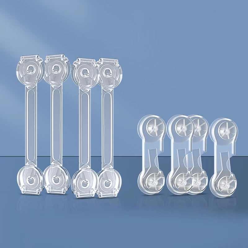 Замки безопасности для ящиков и дверей шкафа, туалета для малышей, пластиковые ремни защиты младенцев.