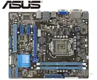 Оригинальная материнская плата ASUS P8H61-M LE DDR3 LGA 1155, I3, I5, I7 32 нм, 16 ГБ, USB2.0 H61, бу, для настольных ПК
