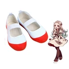 Туфли для косплея Yashiro Nene; Женская спортивная обувь; Туфли для косплея Hanako-kun в стиле аниме; Туфли для школьниц; Обувь для танцев; Цвет белый, красный