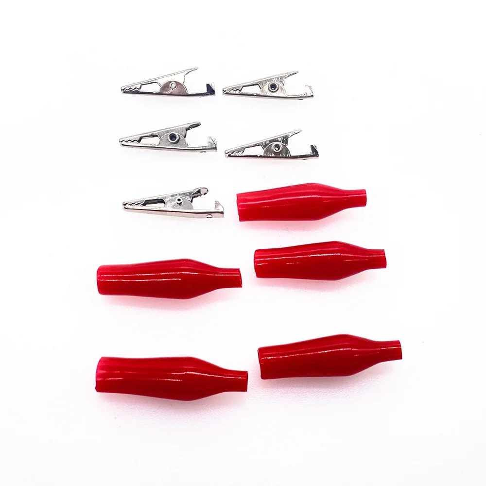 10 шт./лот 28 мм металлический зажим крокодил S4 Электрический крокодила для