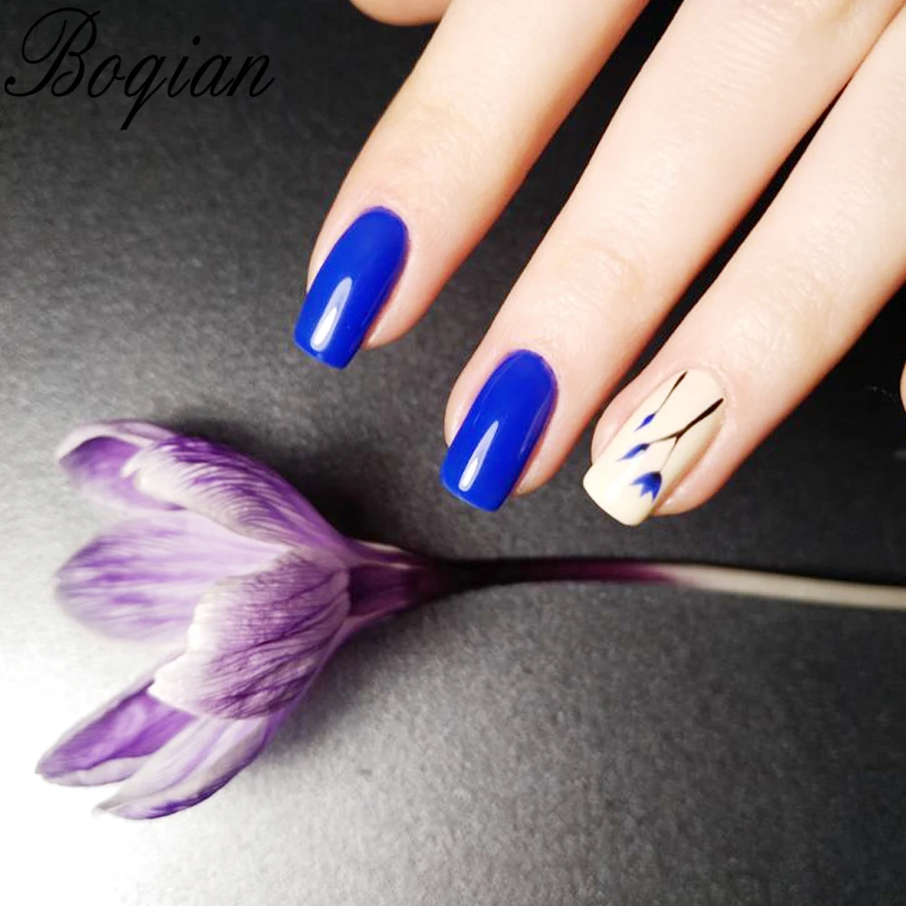 

BQAN Double-ended Oval#4 7mm Nail Liner Brush Pen Liner Drawing UV Gel Painting Pen Brushes Rhinestone Handle Tool