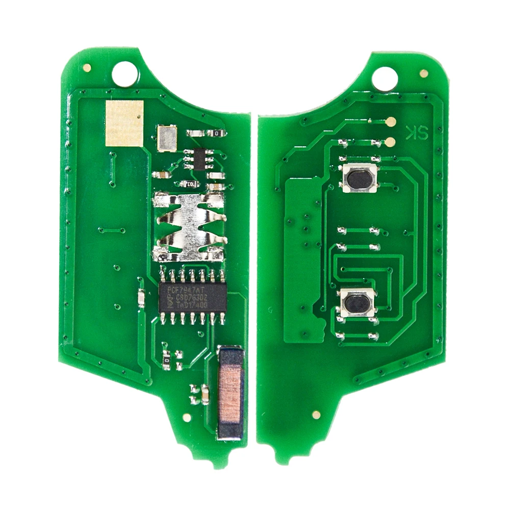 OkeyTech 2 кнопки 433 МГц PCF7946/7947 чип модифицированный Автомобильный ключ