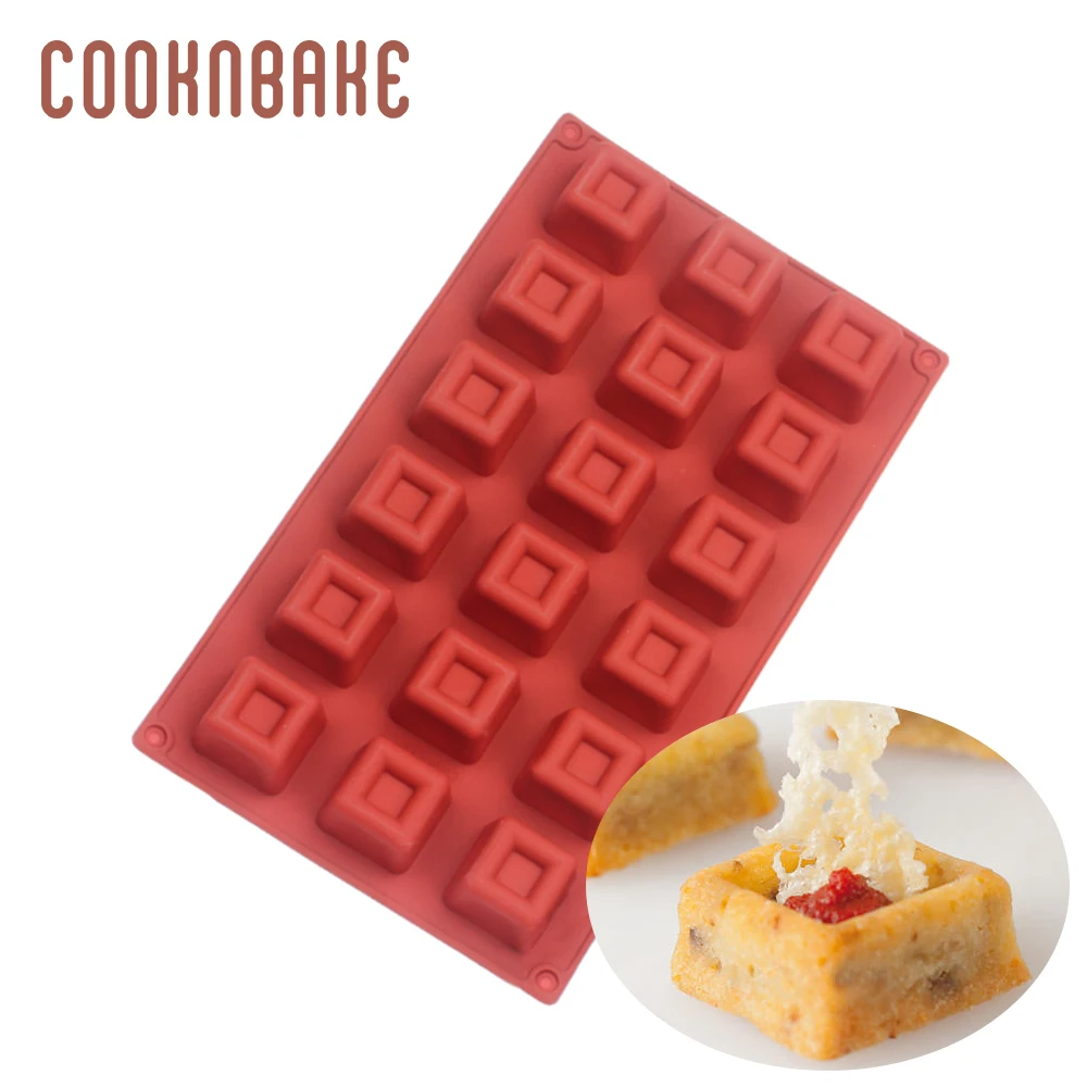 COOKNBAKE силиконовая форма для шоколада конфет квадратная желе ледяной кубик поднос