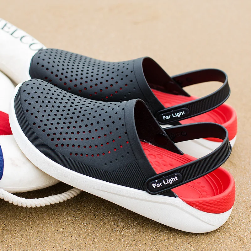 Летние сандалии модная одежда пляжные шлепанцы большого размера мужские