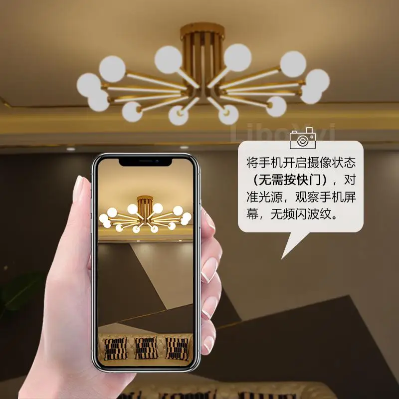 

New Modern LED Chandelier living room bedroom Chandelier Ceiling dining room Black/Gold Chandelier Fixtures G9 bulb 90-260V