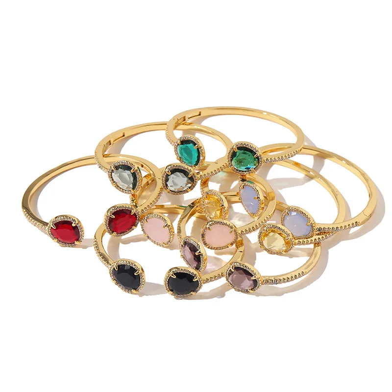 Браслеты-манжеты женские с фианитами и кристаллами | Украшения аксессуары