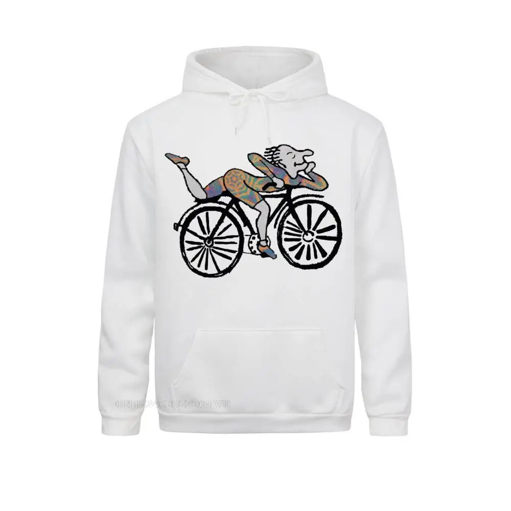 Classic Men Hoodie Bicycle Day Albert Hofmann Awesome Cotton Tees Camisa Acid Blotter Pullover Hoodie Anime Streetwear