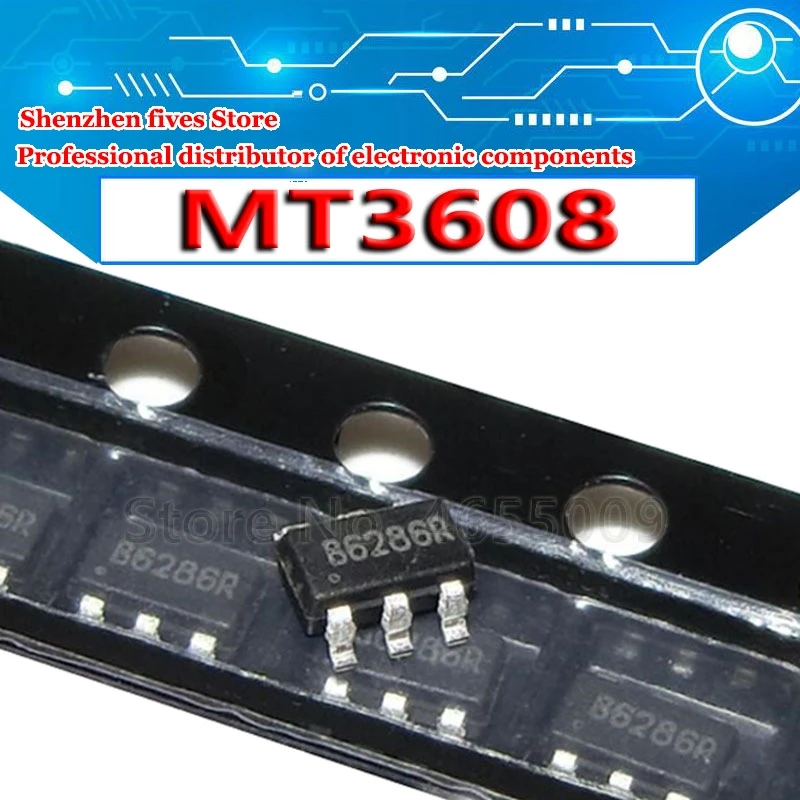 10 шт./лот новый оригинальный MT3608 B628 патч-SOT23-6 5В 1.2A мобильный чип питания |