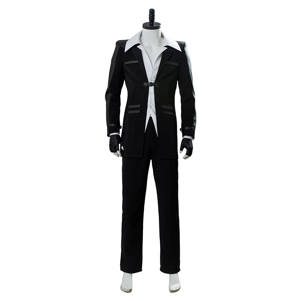 Final Fantasy 7 Reno Costume FF Cosplay Uniform Remake Jacket Pants Suit Halloween Carnival Men Women clothes | Тематическая одежда