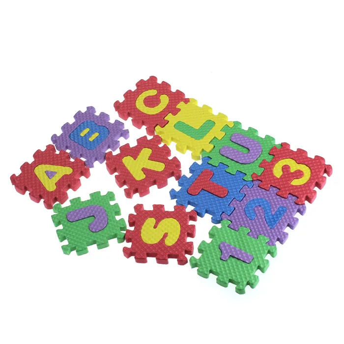 

36Pcs Montessori Baby Child Number Alphabet Puzzle Foam Maths Educational Toy Gift Interactive Games Board Toys For Children