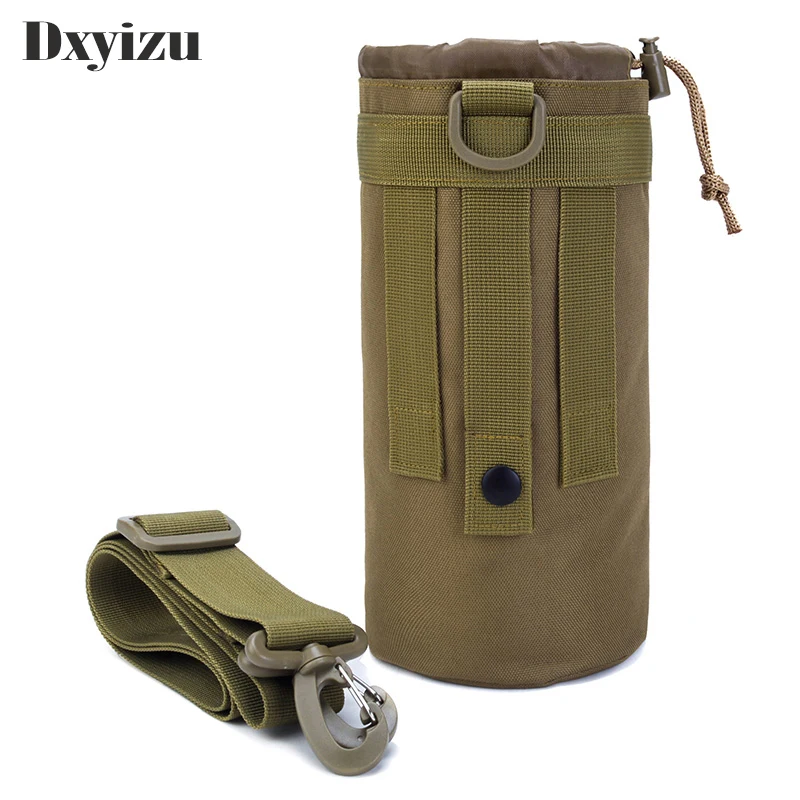 

6 Color Outdoor Water Bottle Bag Tactical Gear Kettle Waist Shoulder Bag For Army Fans Climbing Camping Hiking Bag