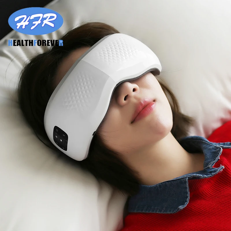 Smart Eye Massager Anti Wrinkles Eyes Massage for Tired Air Compression Heated Goggles Dark Circles Remove with Travel Case | Красота и