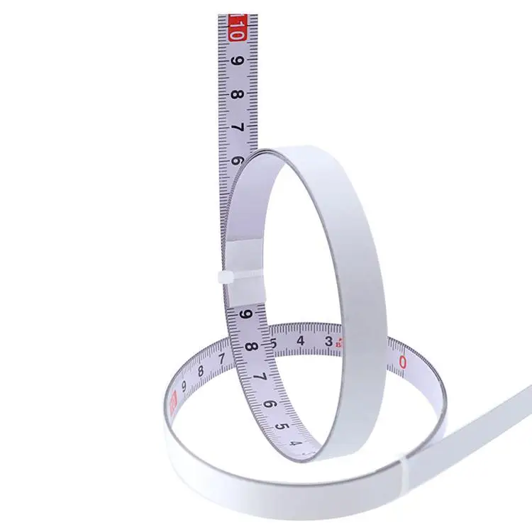 Самоклеящаяся пила измерительная подложка Метрическая стальная линейка рулетка