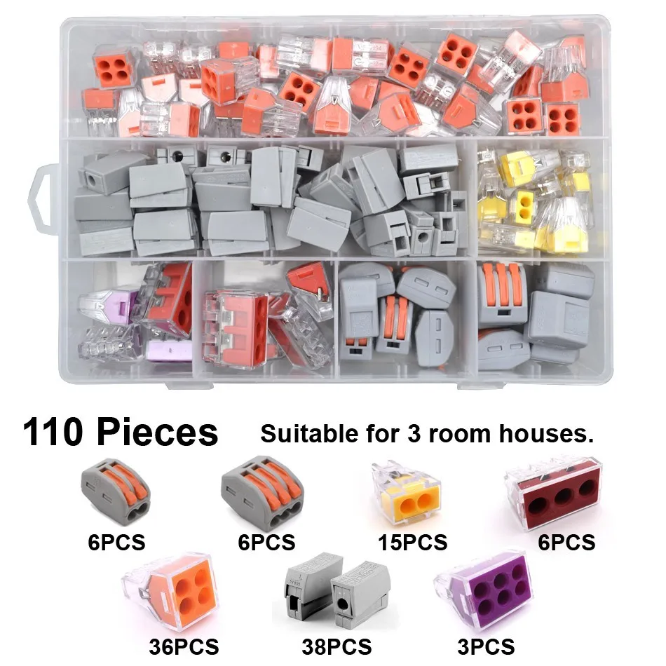 110 шт. Комплект для подключения красивая коробка модели провод жгута проводов
