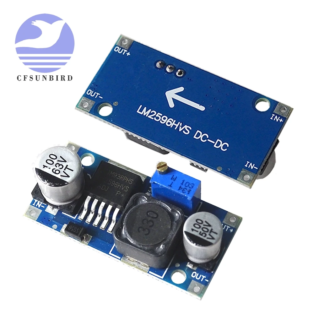 1 шт. LM2596HVS LM2596 HV LM2596HV DC Регулируемый понижающий преобразователь модуль питания 4 5