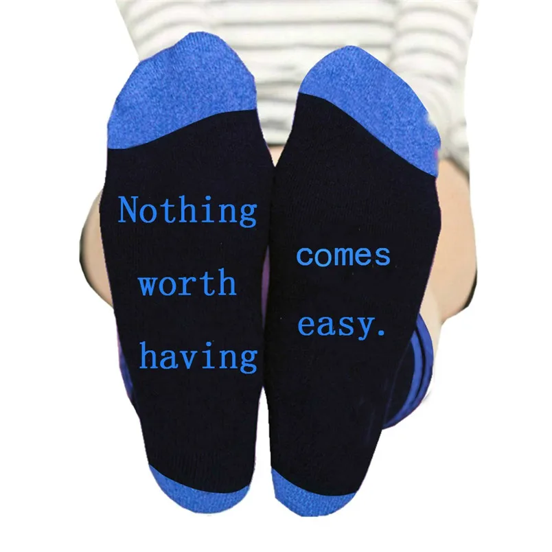 Носки с буквенным рисунком женские хлопковые короткие носки повседневные до