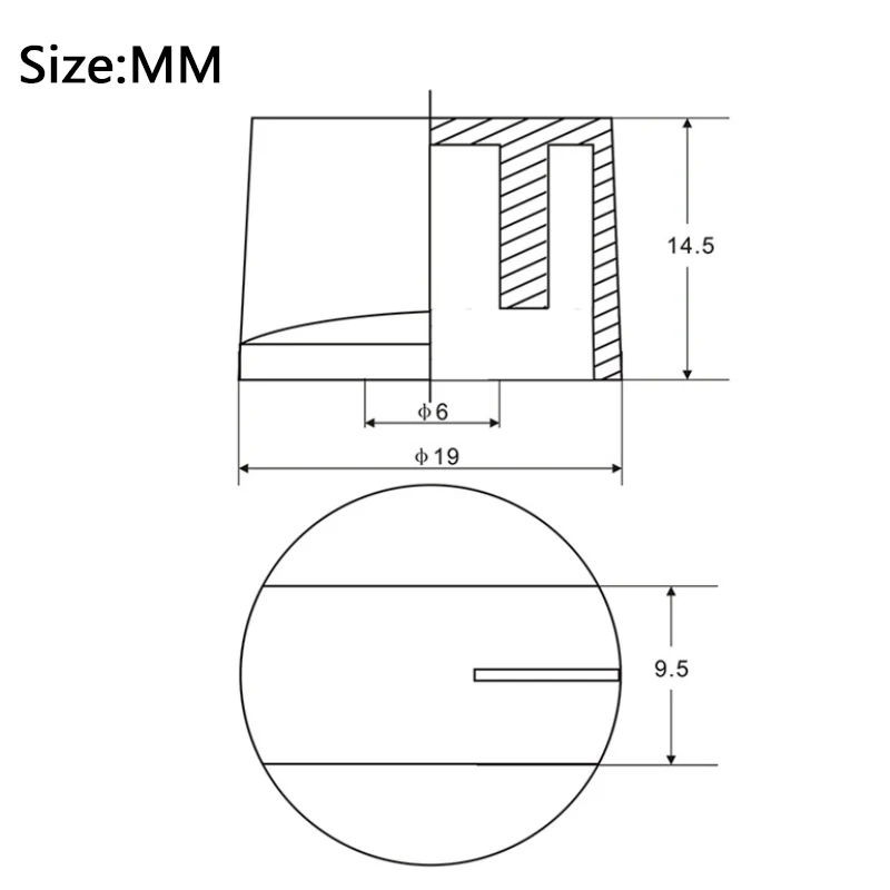 12 шт. в упаковке Пластик флеш головы гитары Ручки Кнопки усилитель эффект педаль