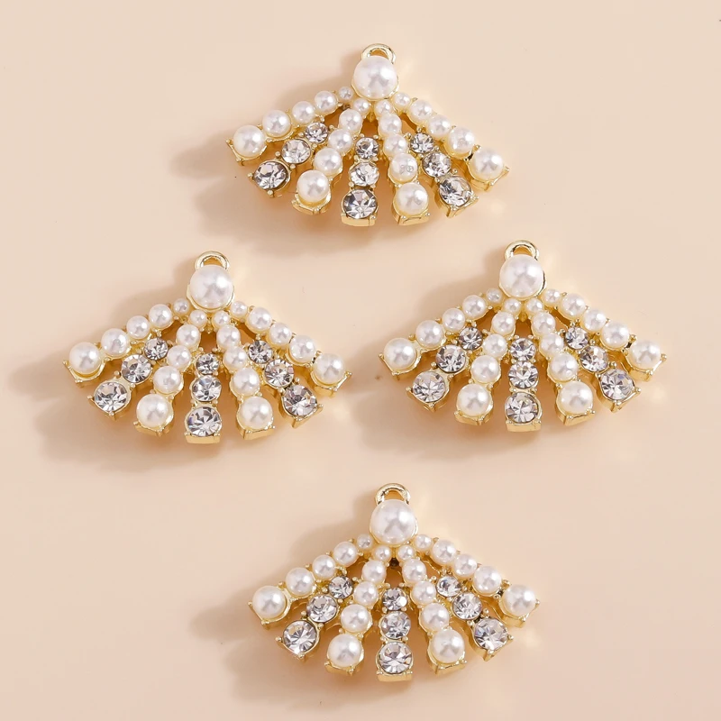 4 шт. отличные жемчужные подвески в виде ракушек для изготовления ювелирных