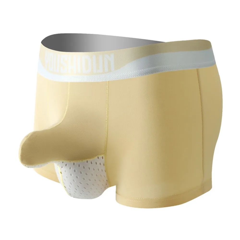 Мужские шорты сетчатые трусы-боксеры мужское нижнее белье с длинным слоном в