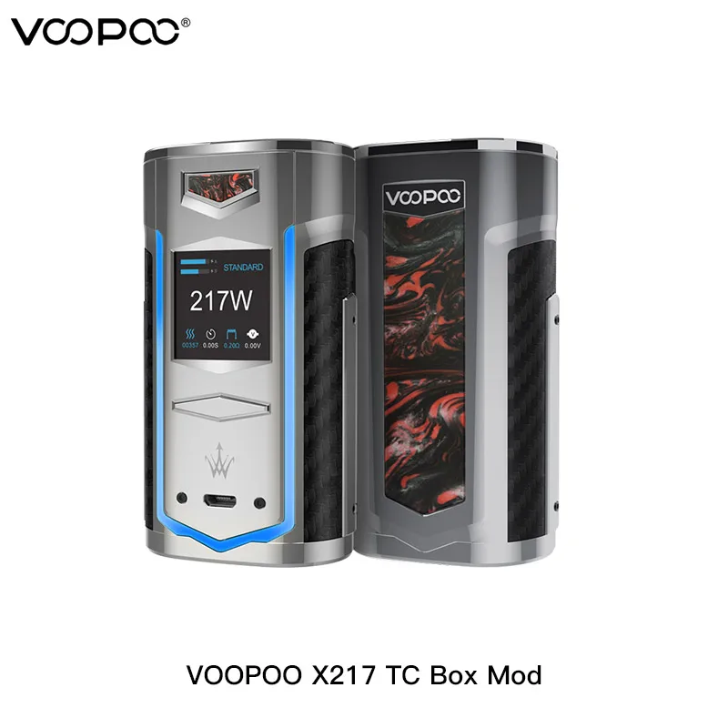 VOOPOO X217 TC бокс мод 21700 Vape 217W GENE.FIT чип TFT экран питается от 20700/18650 батареи испаритель