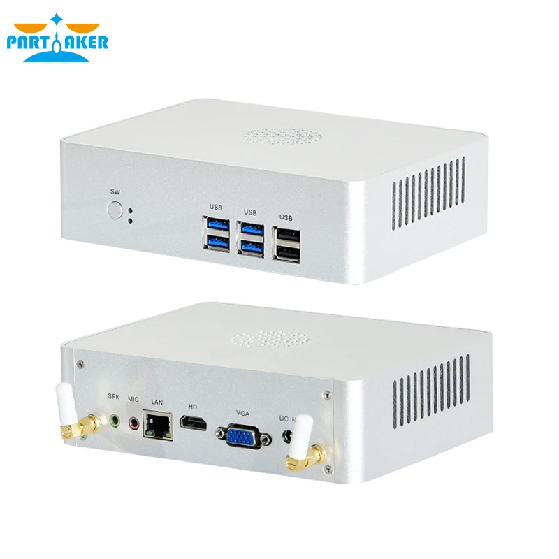 Мини-ПК Barebone Windows 10 Intel Core i7 6650U i5 7267U 6267U двухъядерный процессор Iris Graphics 540 HDMI VGA Wi-Fi |