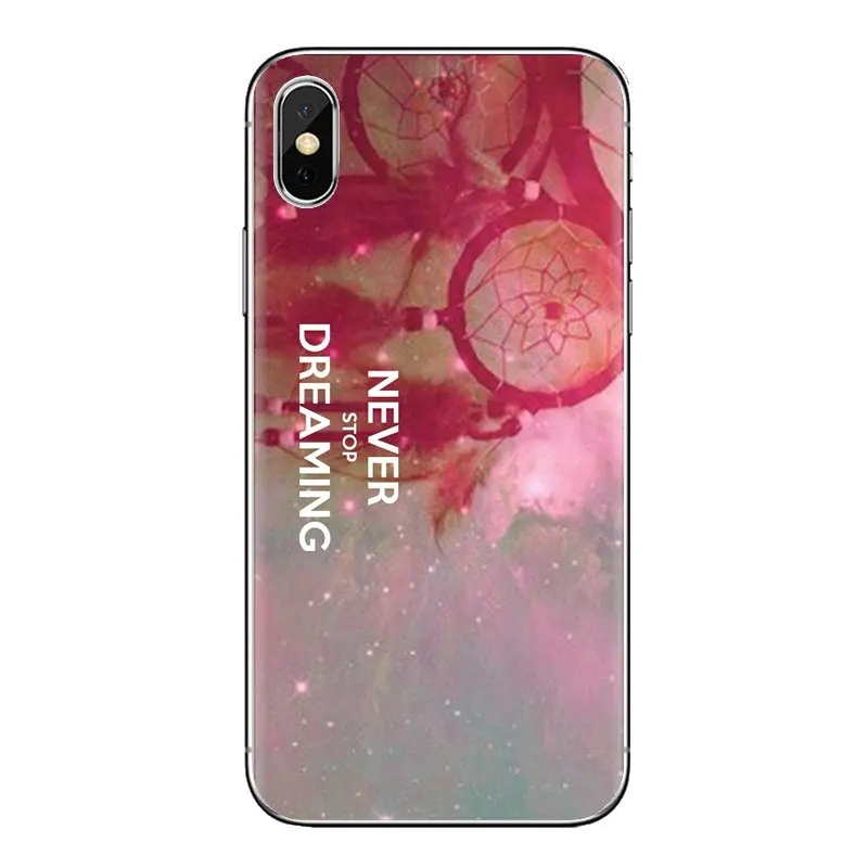 For Xiaomi Mi4 Mi5 Mi5S Mi6 Mi A1 A2 5X 6X 8 9 Lite SE Pro Max Mix 2 3 2S Silicone Phone Case Never Stop Dreaming Life quotes |