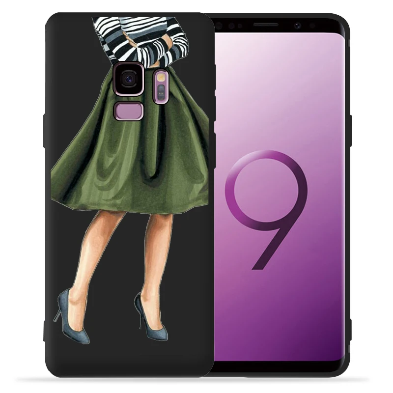 Модный чехол для телефона с рождественской елкой для девочек samsung Galaxy S9 S8 S10 Plus S7 S6 Edge S10 Lite Note9 8 10 Pro, чехол Etui - Цвет: 08