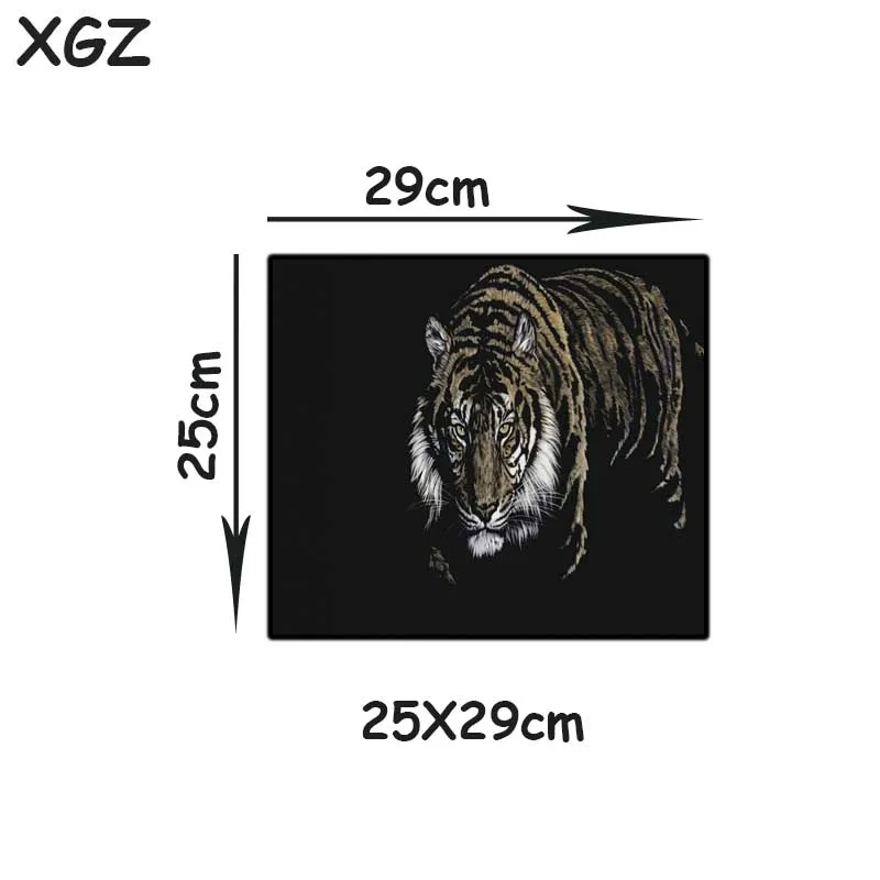 

XGZ Large Mouse Pad Black Lock Edge Animal Siberian Tiger HD Custom Office Computer Desk Mat Rubber Non-slip 900x400/900x300 Xxl