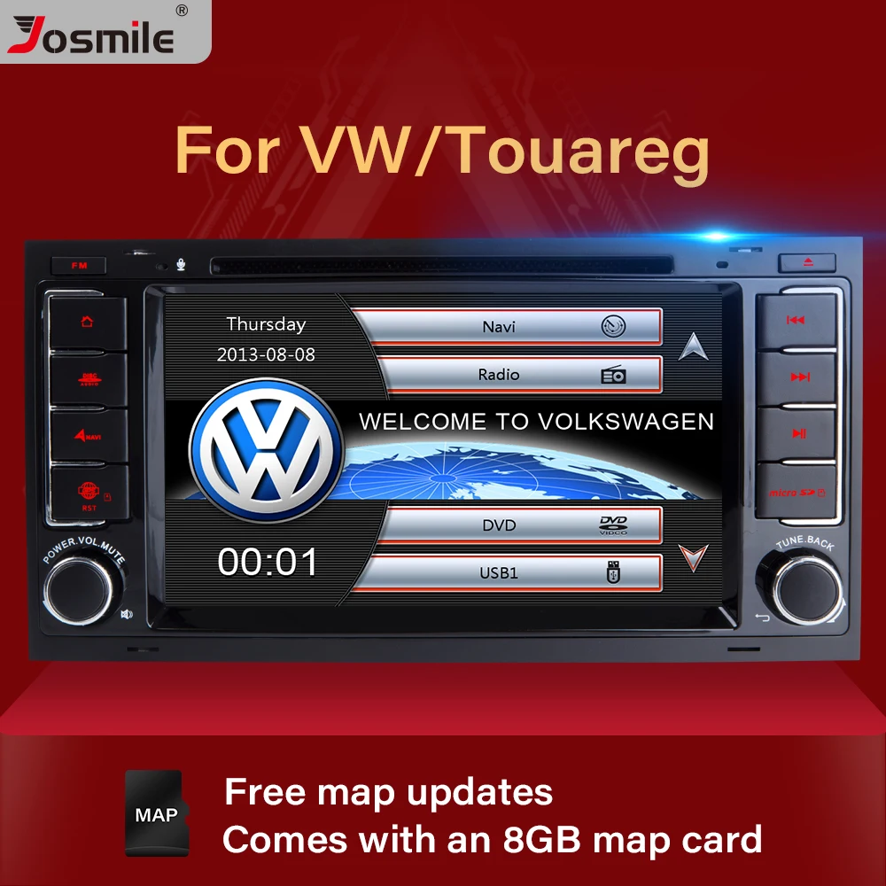 2 din Автомобильный мультимедийный плеер для VW Volkswagen Touareg T4 Transporter T5 2004 2005 2006 20082011GPS