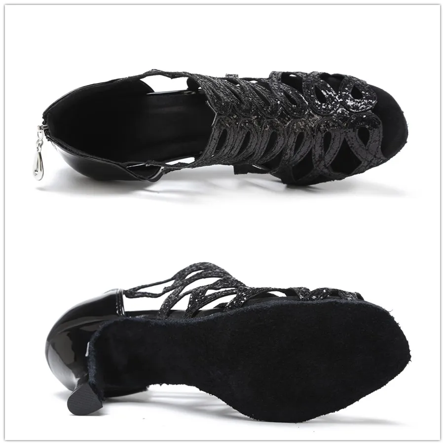 Женская танцевальная обувь для сальсы латинских бальных танцев