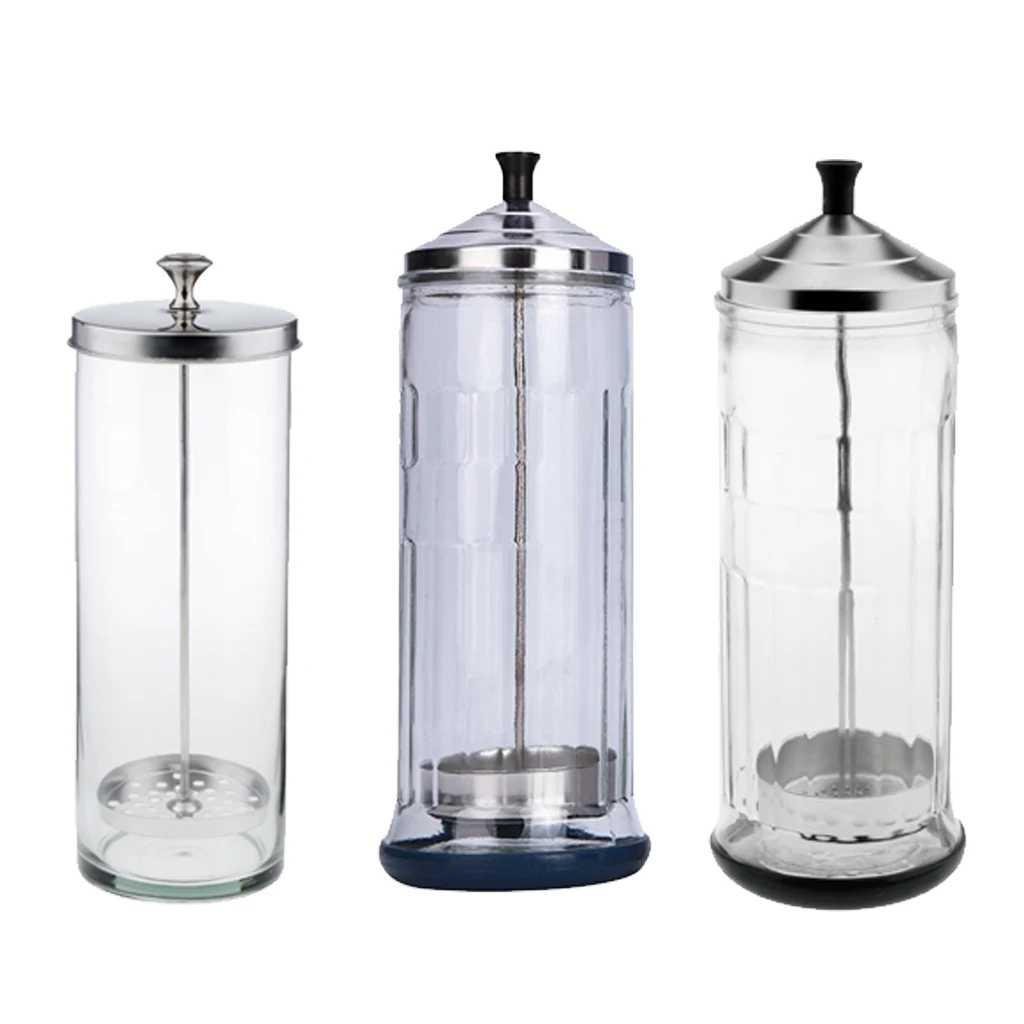 3x контейнер для дезинфекции стеклянная банка парикмахерского салона| |