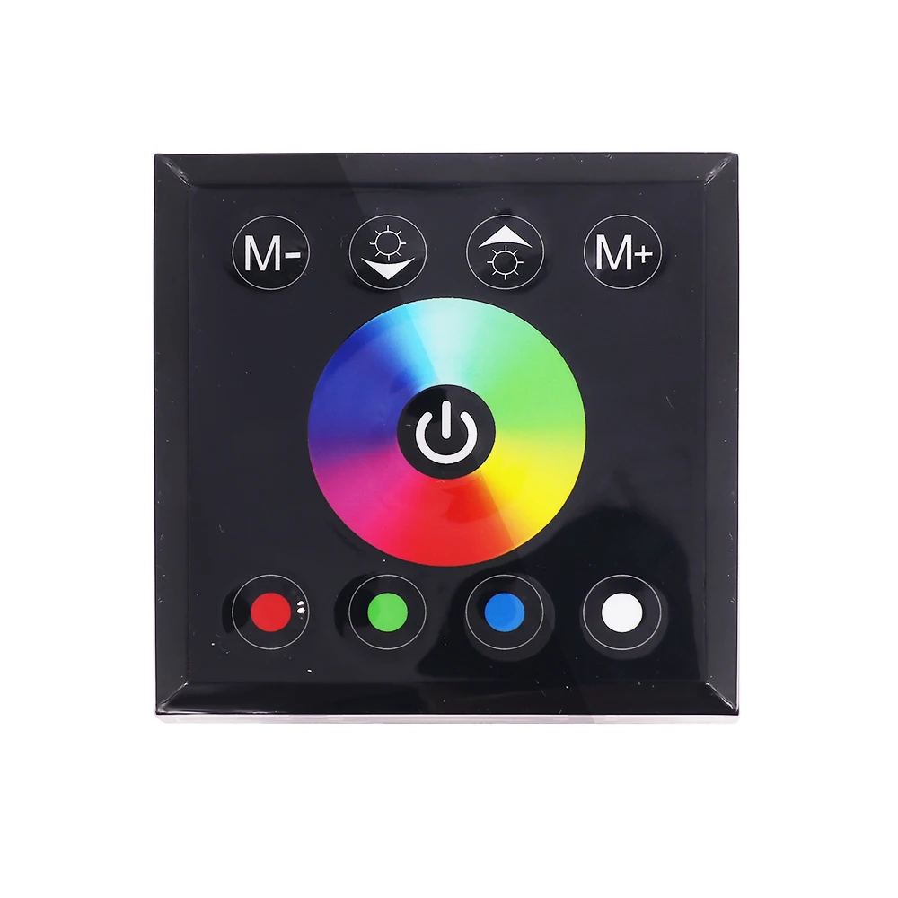 220В контроллер сенсорной панели RGB настенный RF Диммер для AC220-240V светодиодный