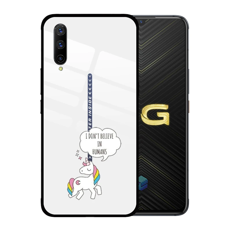 Роскошный чехол для телефона из закаленного стекла с изображением лошади