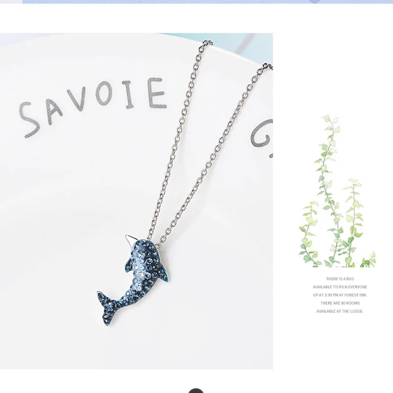 Аксессуары из серебра ювелирные изделия в виде дельфинов пробы с синим