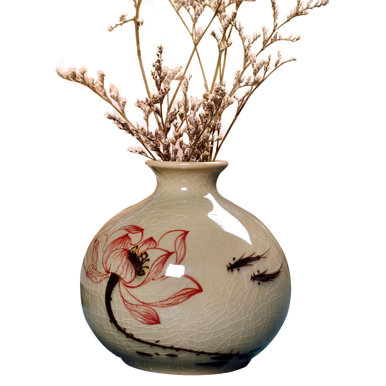 Китайский керамический маленький цветочный контейнер иллюстрация гидропонная