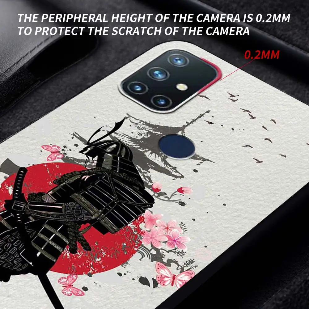 silicone case for oneplus 8 nord 5g 8t 7 pro 7t 6 n10 6t n100 back cover 7pro 8pro tpu phone funda capa samurai japan art shell free global shipping