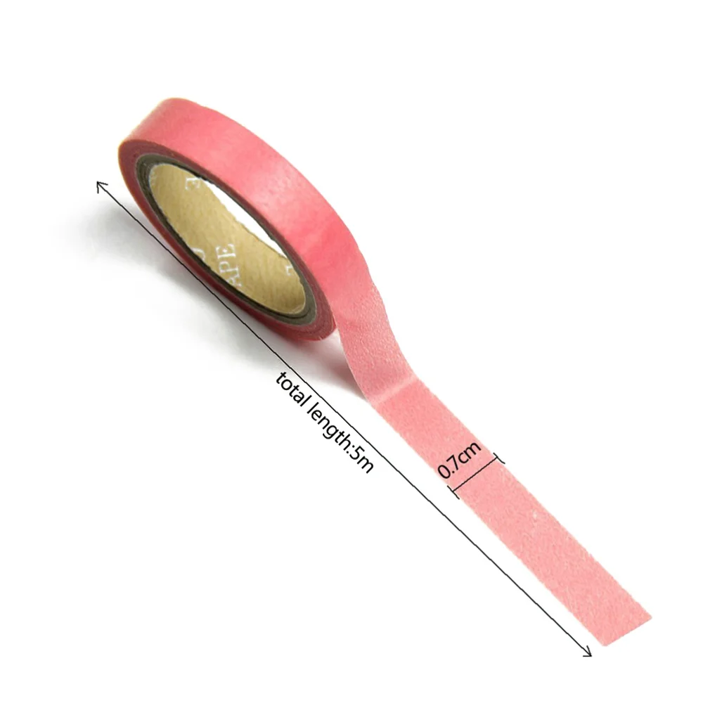 

10 Rolls of DIY Tape Washi Rainbow Candy Color Sticky Paper Masking Adhesive Tape Scrapbooking DIY Decoration