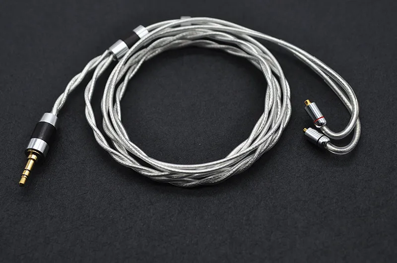 2 ядерный коаксиальный 7nocc Медь покрытая серебром MMCX pin se535 Дрозд 0.782pin 5 мм