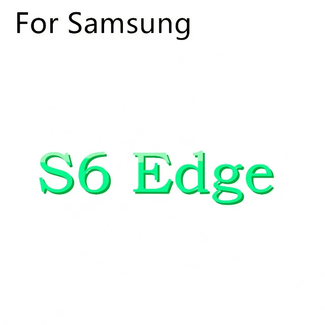 For S6 Edge Жидкостный Мягкий силиконовый чехол для телефона для Samsung Galaxy S8 S9 S10 плюс S7 край J4 J6 J8 A6 A7 A8 A9 J3 J5 J7 A3 A5 A7 - Цвет: For S6 Edge