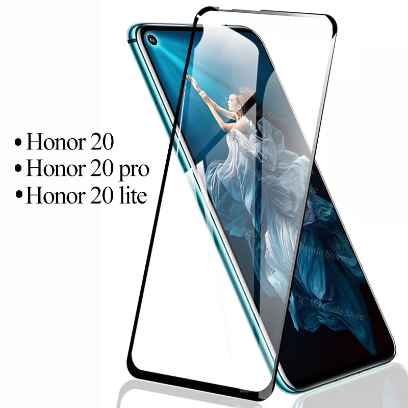 3D Защитное стекло для honor 20 pro huawei закаленное honer lite honor20 Защитная пленка