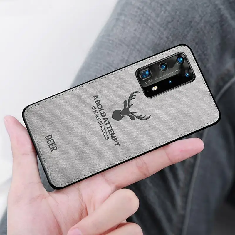 Тканевый чехол для Huawei P40 Pro P30 P20 Lite чехлы телефонов Honor 30 20 9X 20S Global 9A 8A Nova6SE