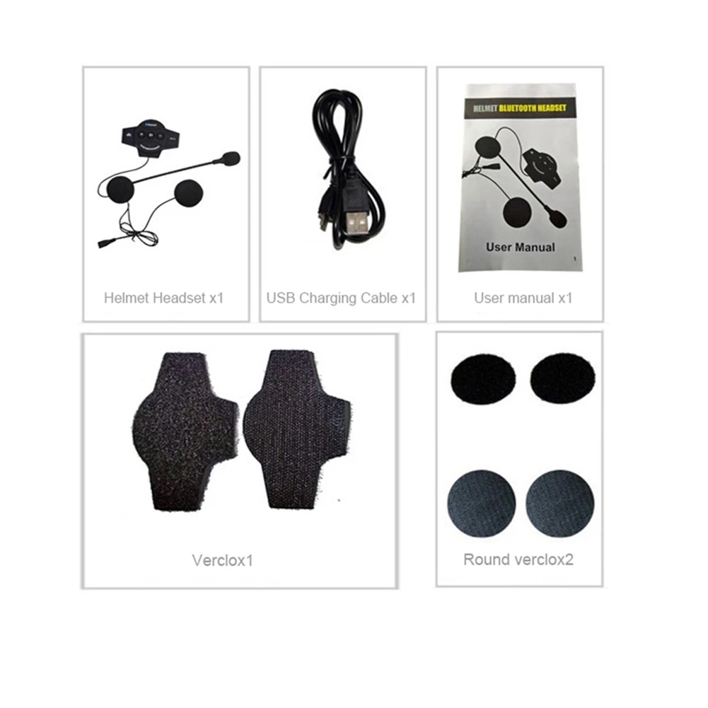 

Motorcycle Helmet Headphone Bluetooth Headset Music Time Sports Riding Earphone Auto Answering Motorcycle Accessories with Mic