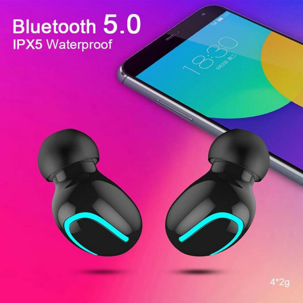 TWS Беспроводная Музыка Bluetooth 5,0 наушники Blutooth наушники гарнитура спортивные наушники игровая гарнитура телефон