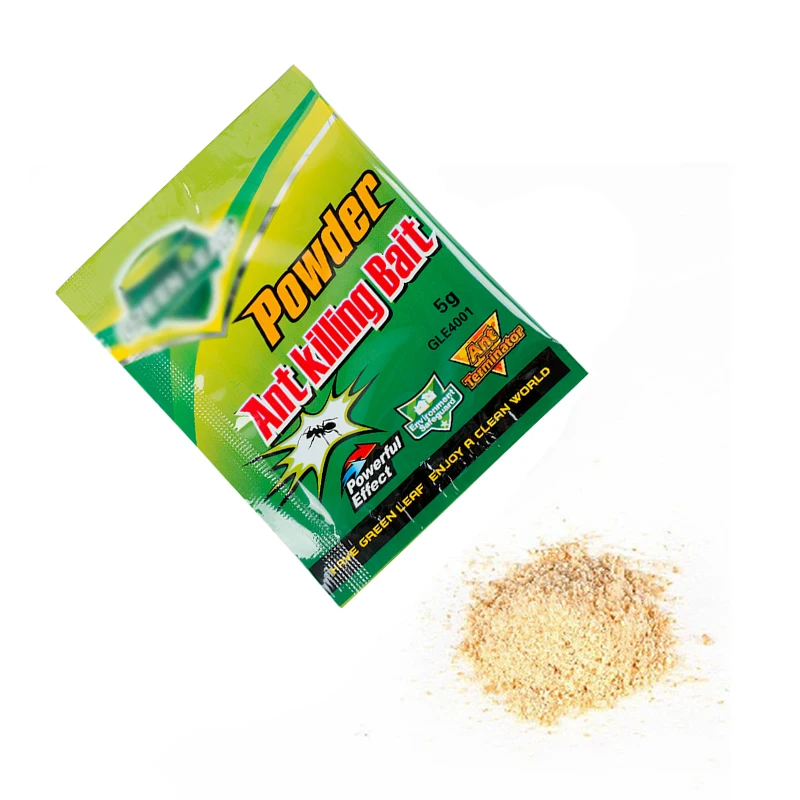 1 упаковка/лот Зеленый Порошок Листьев Ant уничтожения медицины инсектицида