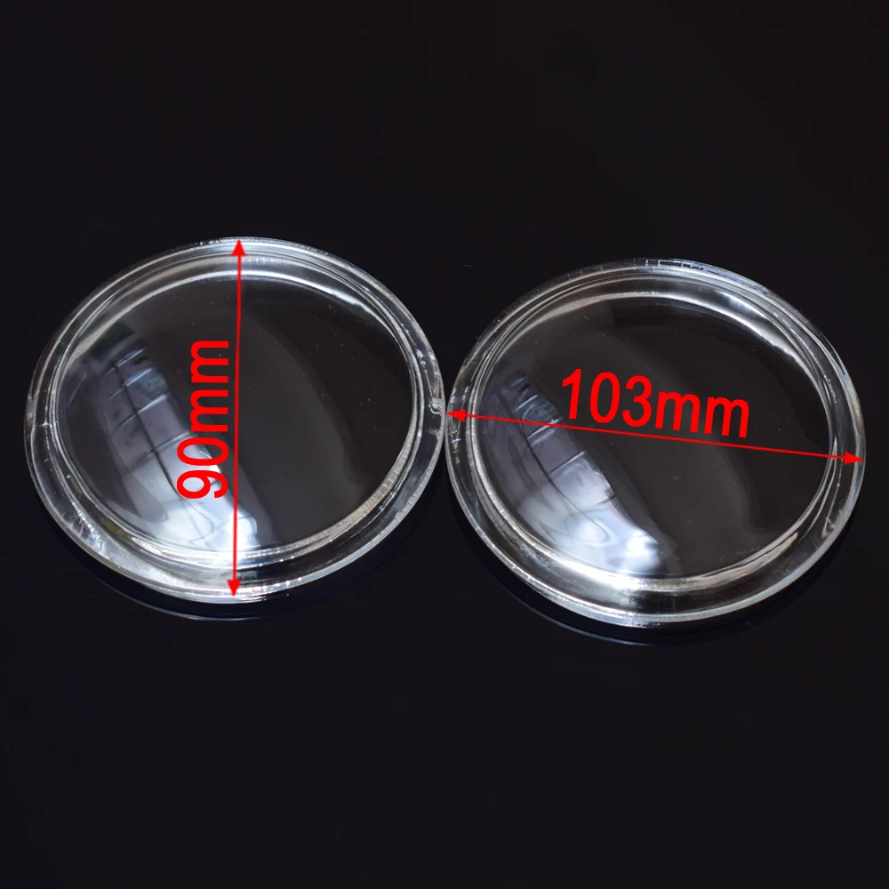 2 шт. овальные Противотуманные фары 103x90 мм закаленное стекло Анти туман для Renault