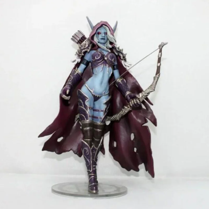 17 см WOW Аниме Фигурка сильванаса Windrunner стрельба из лука королева ПВХ статическая