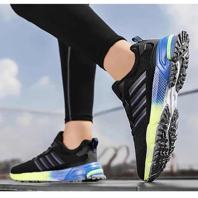 Fashion Marathon Running Shoes for Men Sneakers Breathable Comfort Jogging Walking Hiking Tennis Sports Shoes Athletic Trainers